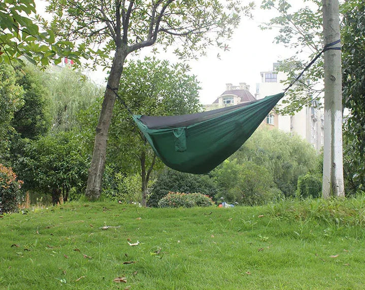 Pro Series Camping Hammock with Detachable Bug Net – Lightweight, Durable & Adventure-Ready