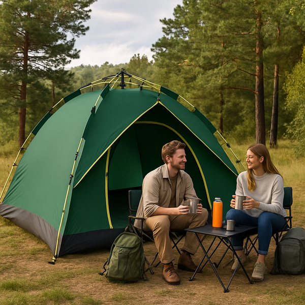 Smart Pop-Up Camping Tent – Waterproof Instant Setup for Outdoor, Hiking & Beach (2–3 & 3–4 Person)