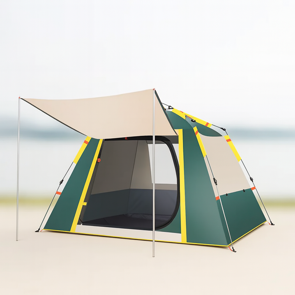 Automatic Waterproof Camping Tent (3–4 Person) | Instant Setup, All-Season Outdoor Shelter