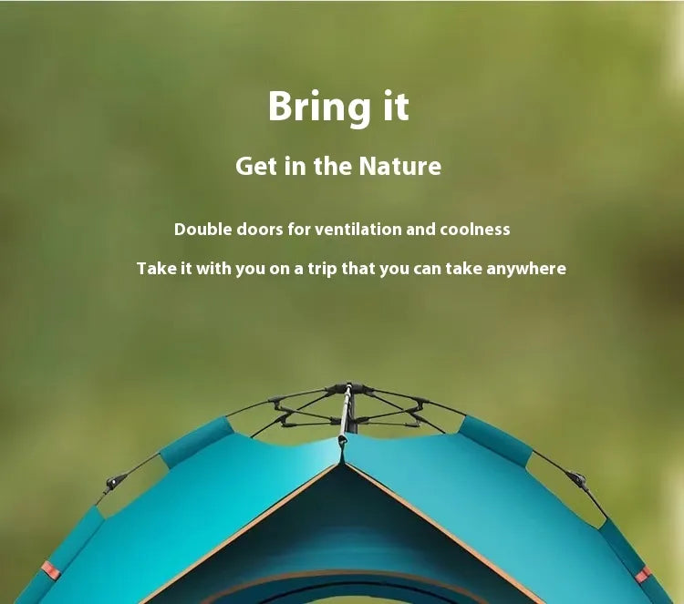 Smart Pop-Up Camping Tent – Waterproof Instant Setup for Outdoor, Hiking & Beach (2–3 & 3–4 Person)