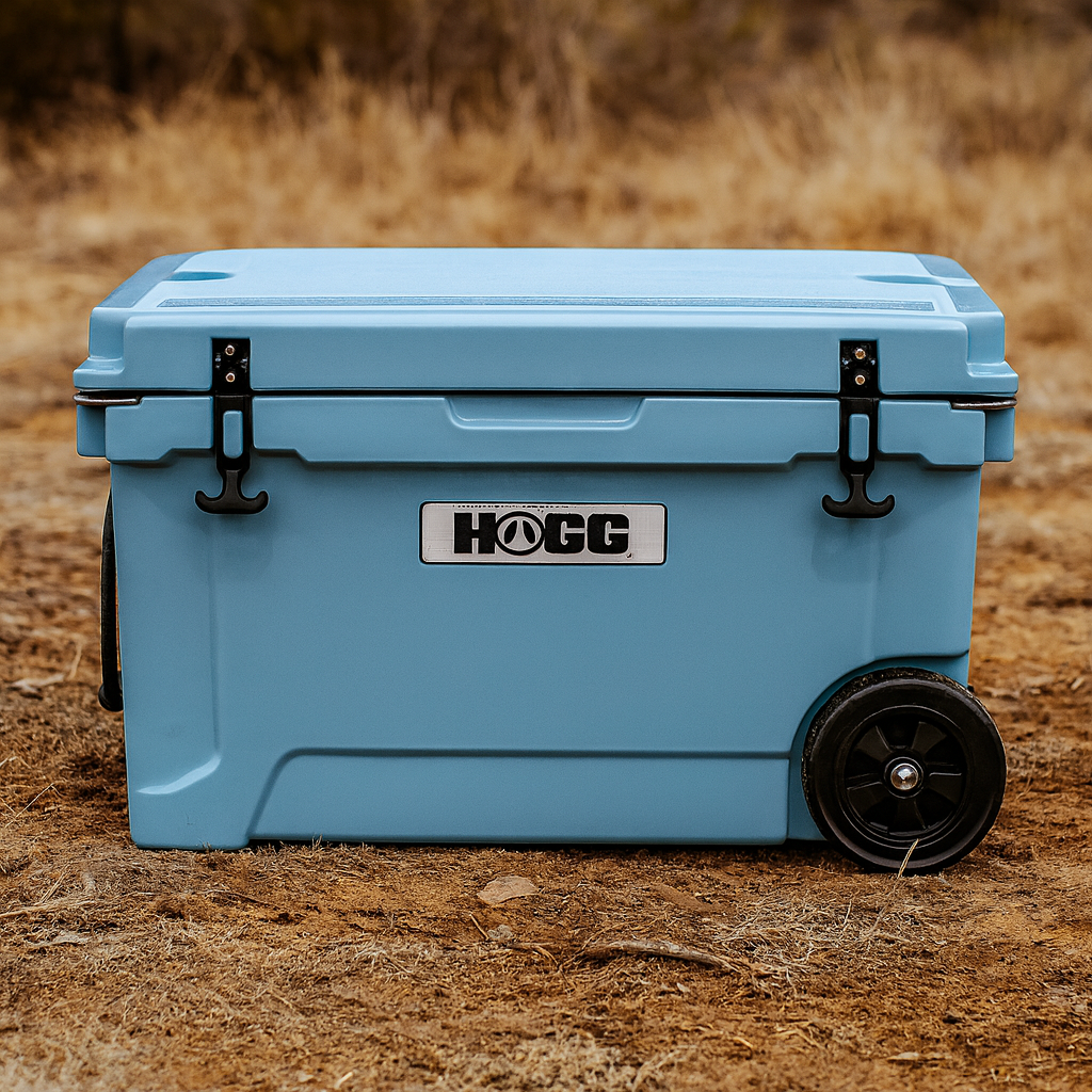 Hogg 45QT Rugged Wheeled Cooler – Premium Rotomolded Ice Chest for Adventure & Outdoors