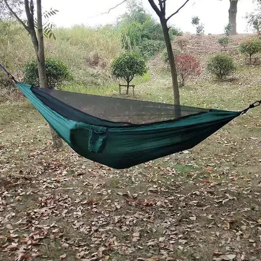 Pro Series Camping Hammock with Detachable Bug Net – Lightweight, Durable & Adventure-Ready