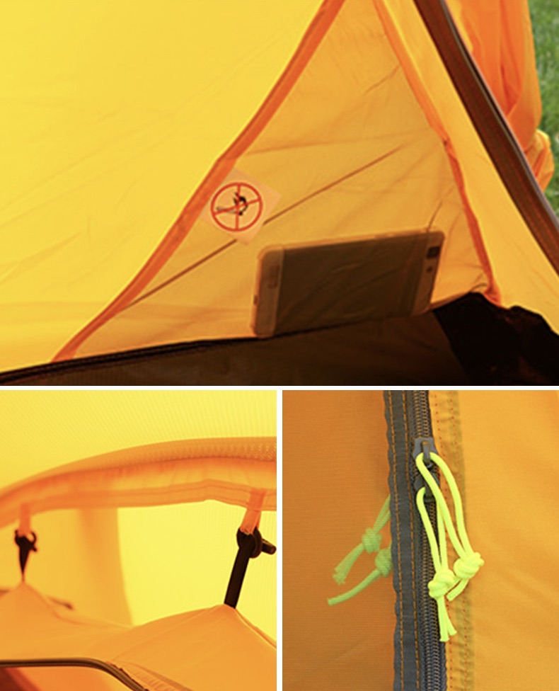 Winter Double Layer Waterproof Camping Tent | 1-2 Person Multi-Season Insulated Shelter for Hiking & Camping