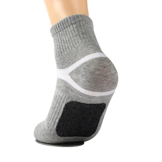 Durable Outdoor Sports Socks – Breathable Cotton Crew Socks with Reinforced Grip & Cushion