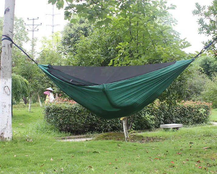 Pro Series Camping Hammock with Detachable Bug Net – Lightweight, Durable & Adventure-Ready