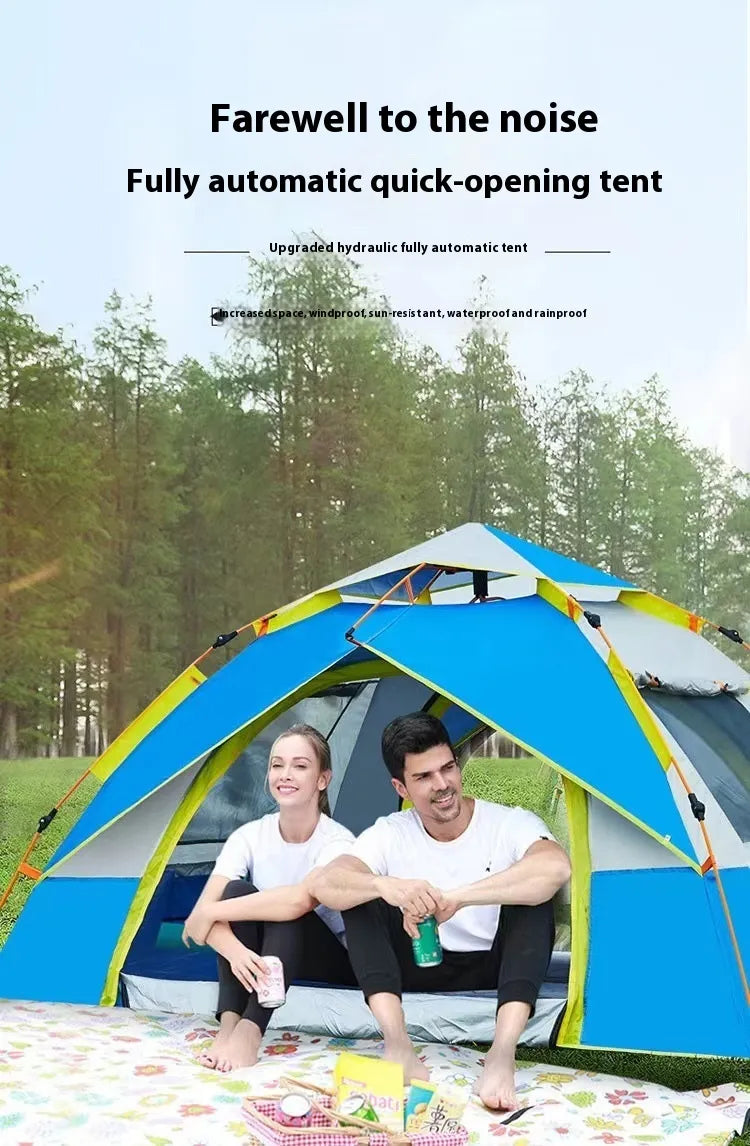 Smart Pop-Up Camping Tent – Waterproof Instant Setup for Outdoor, Hiking & Beach (2–3 & 3–4 Person)