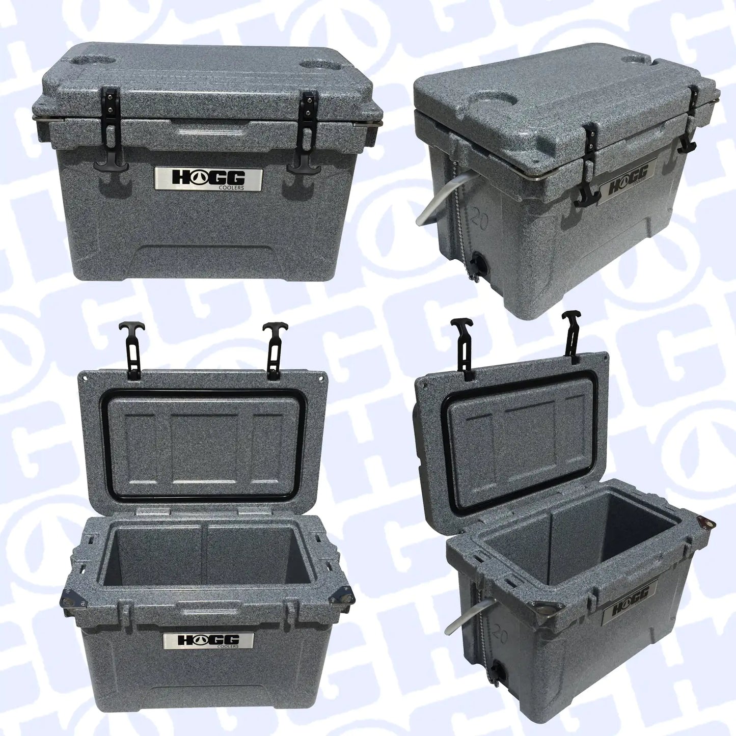 HOGG 20QT Insulated Cooler – Rugged, Leak-Proof Ice Chest for Camping, Fishing & Tailgates