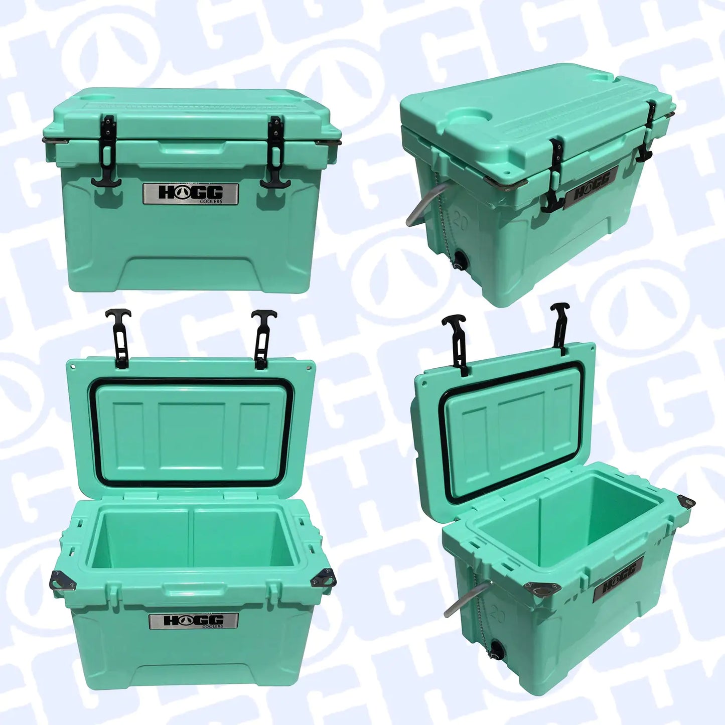 HOGG 20QT Insulated Cooler – Rugged, Leak-Proof Ice Chest for Camping, Fishing & Tailgates