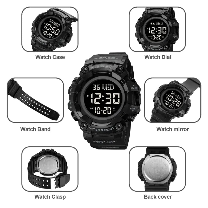 outdoorsman Watch - Multi-Function Electronic Watch - Outdoor Sports Digital Watch